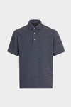 Technical jacquard polo shirt