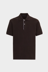 Textured polo shirt