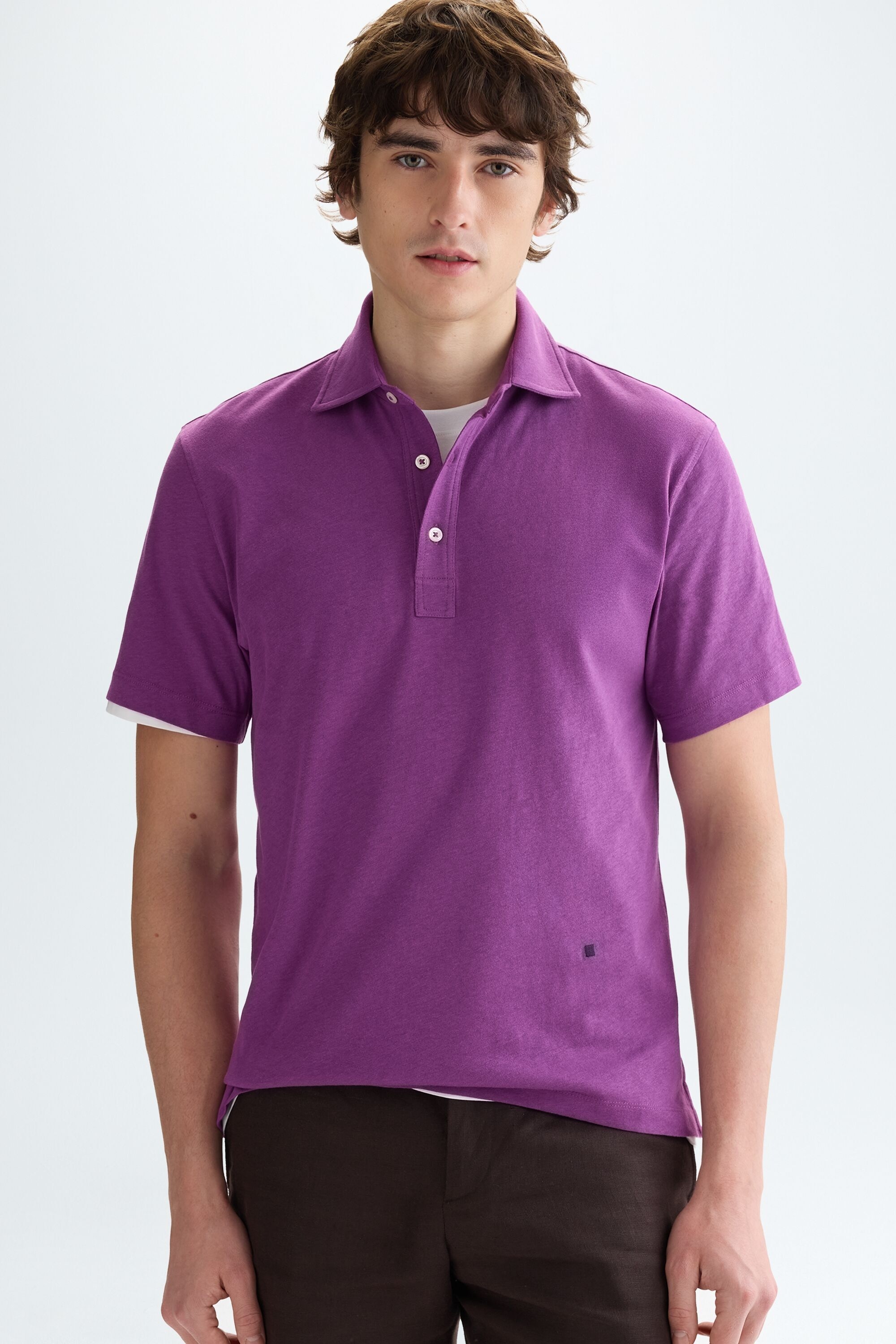 Jersey polo shirt