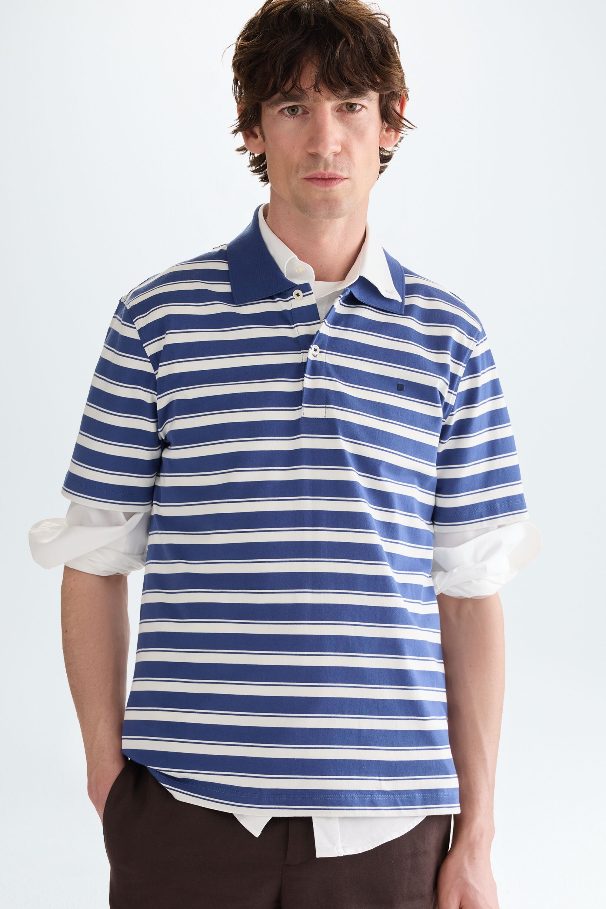 Jersey polo shirt