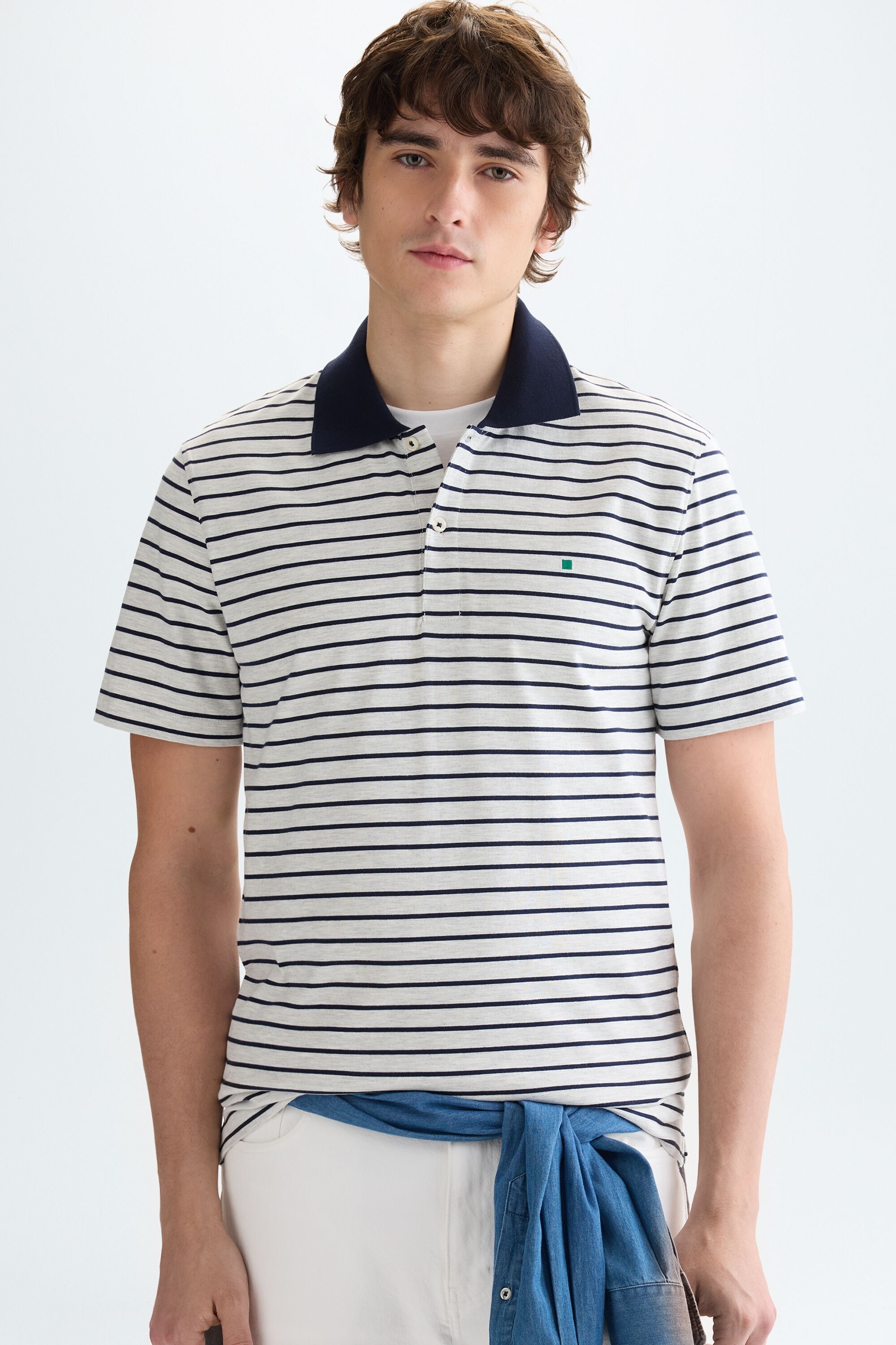 Polo jersey rayas