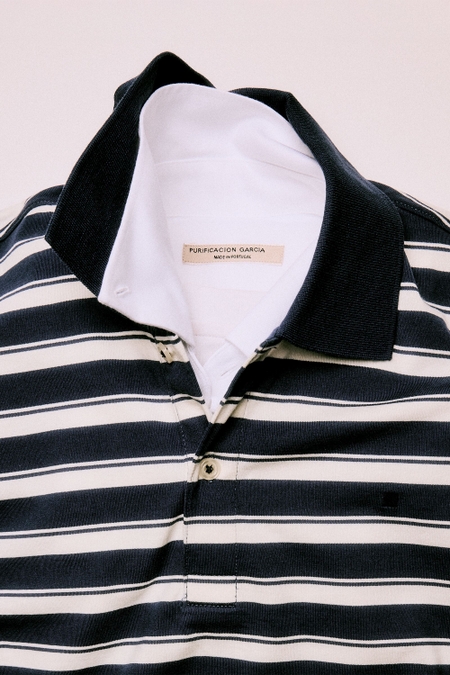 LONG-SLEEVED JERSEY POLO SHIRT