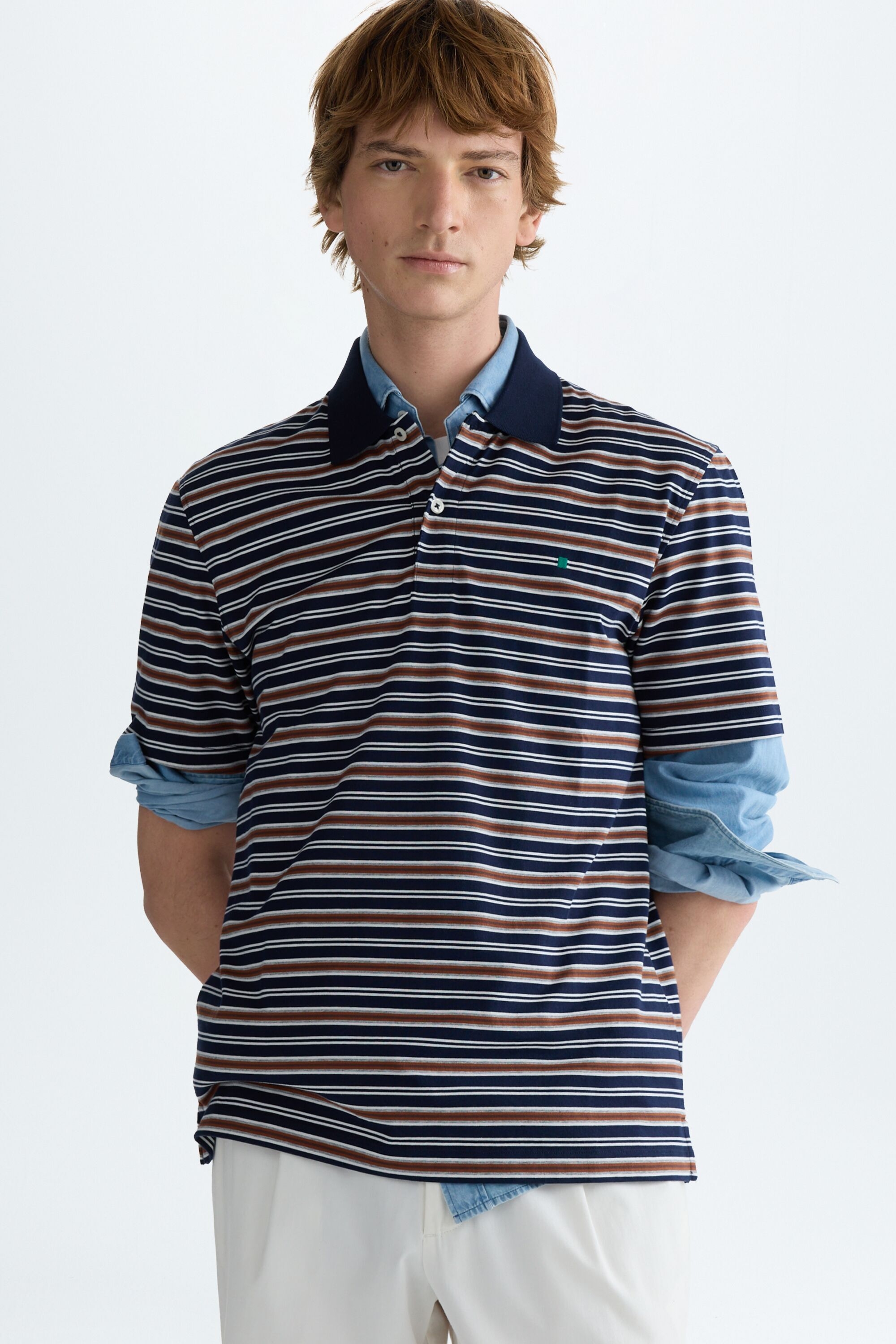 Jersey polo shirt