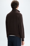Interlock half-zip sweatshirt