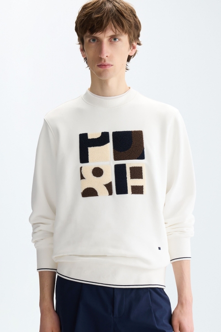 PURE EMBROIDERED SWEATSHIRT