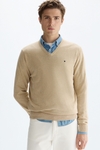 Cotton V-neck sweater