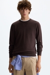 Cotton crew-neck sweater
