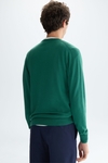 Pima cotton V-neck sweater