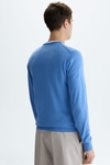 Pima cotton V-neck sweater