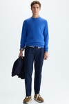 Pima cotton crew-neck sweater