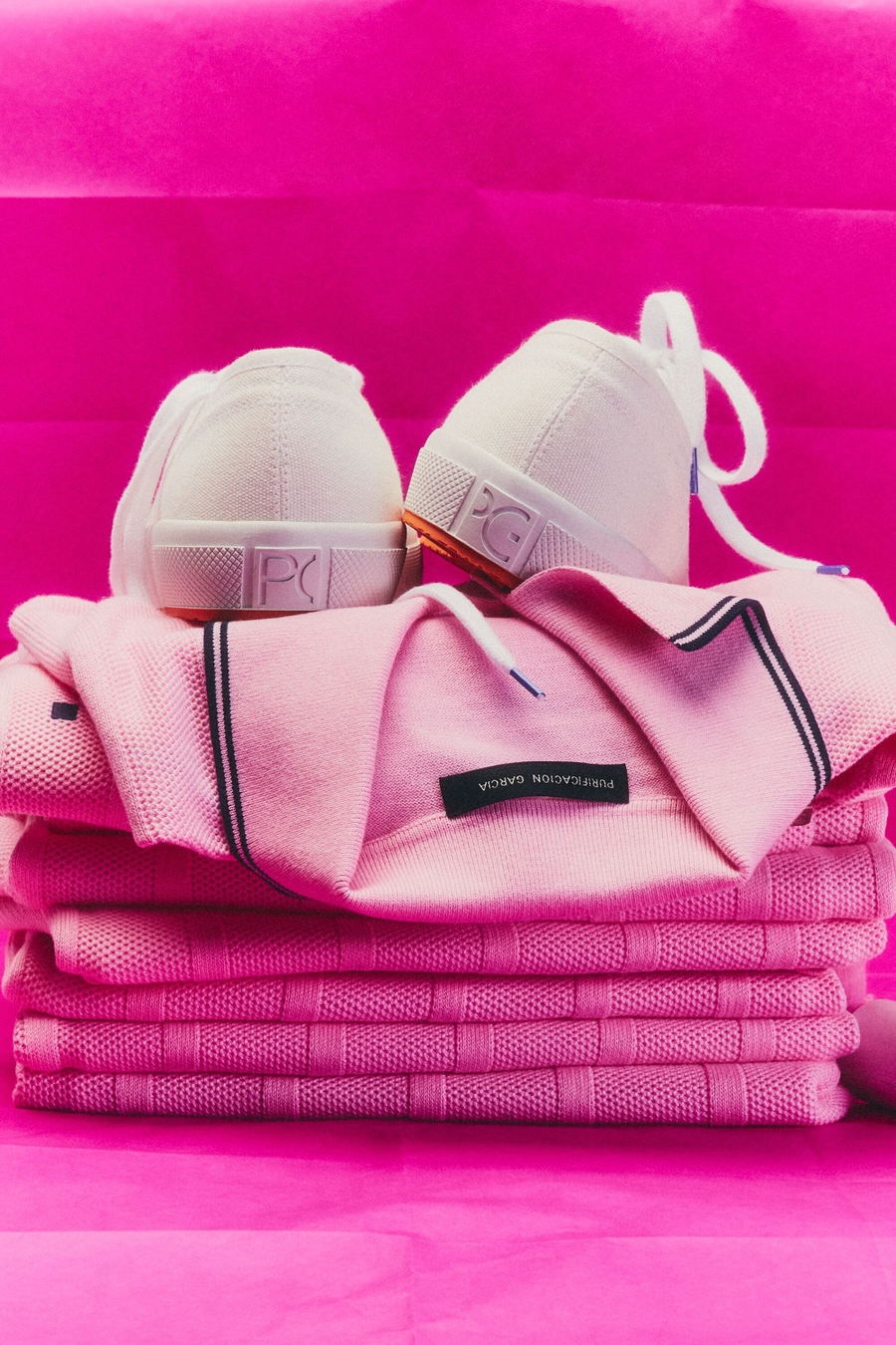 TEXTURED RIBBED KNIT POLO SHIRT