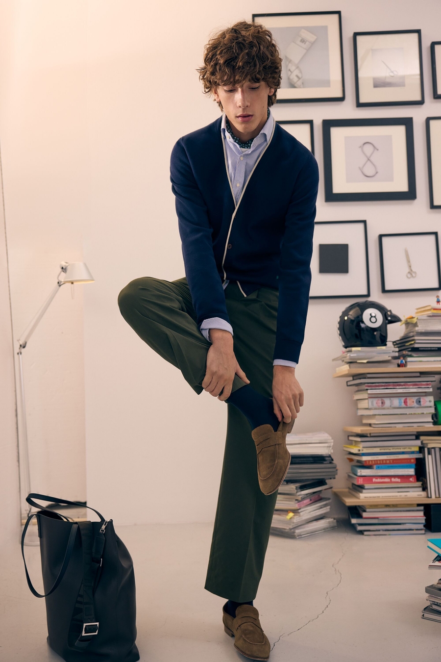 CÁRDIGAN ALGODÓN PIMA EFECTO DOBLE