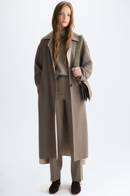 DOUBLE-FACED OVERSIZE REVERSIBLE COAT