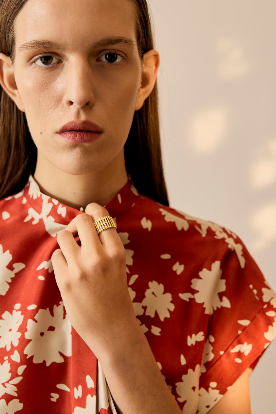 DIWALI PRINT TWILL A-LINE SHIRT