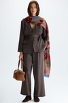 Double-faced stretch-knit double-breasted jacket