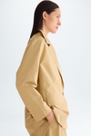 Poplin oversize tailored jacket