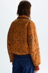 Print nylon cotton reversible jacket