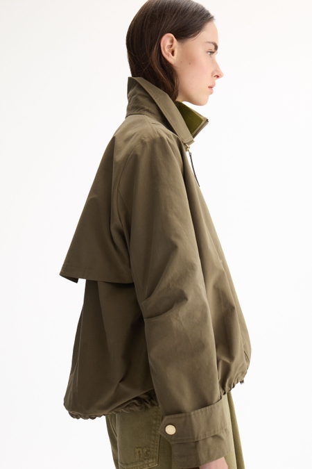 CHAQUETÓN BOMBER OVERSIZE ALGODÓN TÉCNICO