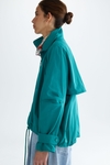 Taffeta oversize bomber coat