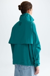 Taffeta oversize bomber coat
