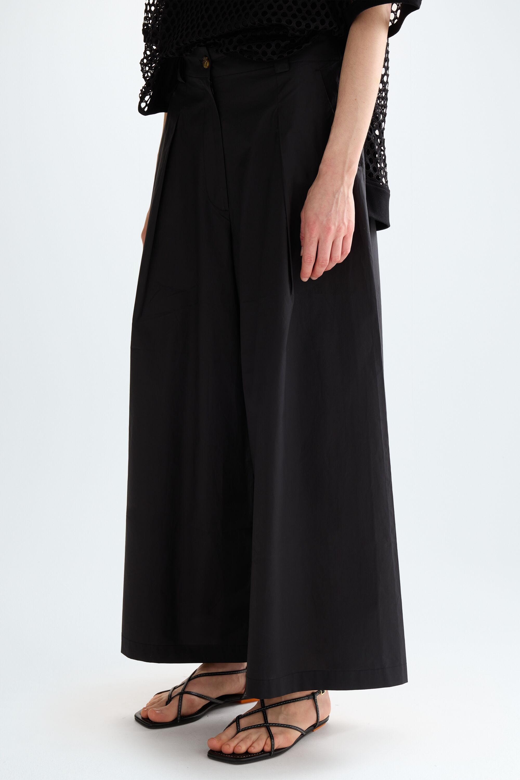 Cotton poplin culottes