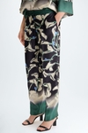 Calas print slim-leg trousers