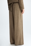 Linen wide-leg trousers