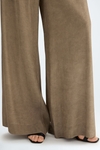 Linen wide-leg trousers