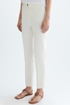 Satin slim-leg trousers