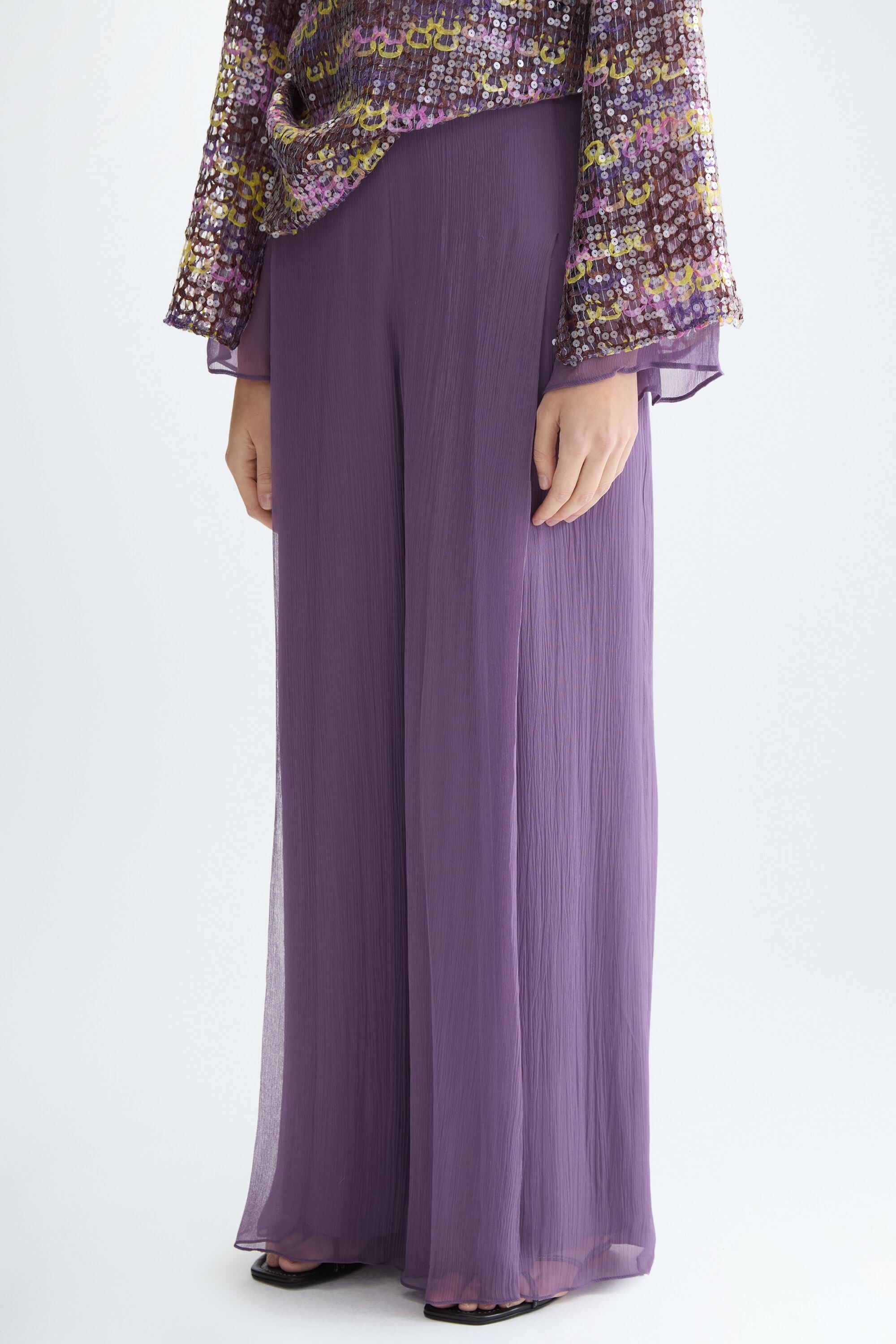 Bambula long wide-leg trousers