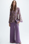 Bambula long wide-leg trousers