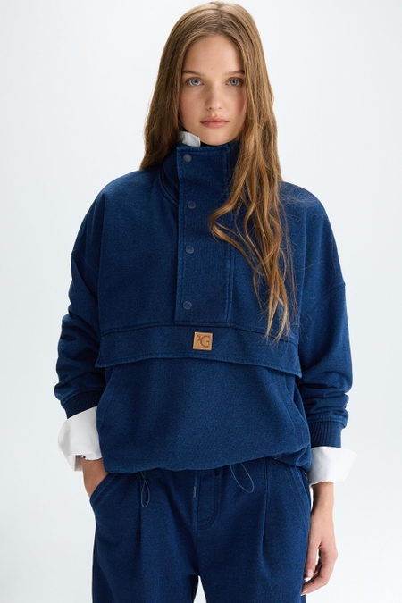 FLEECE OVERSIZE SWEATSHIRT