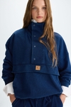Fleece oversize sweatshirt
