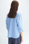 Poplin jersey oversize t-shirt