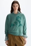 Calas print fleece straight-fit sweatshirt