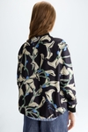 Calas print technical bomber jacket