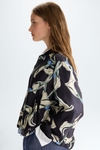 Calas print technical bomber jacket