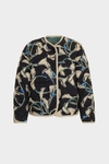 Calas print technical bomber jacket