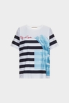 Cala print jersey A-line t-shirt