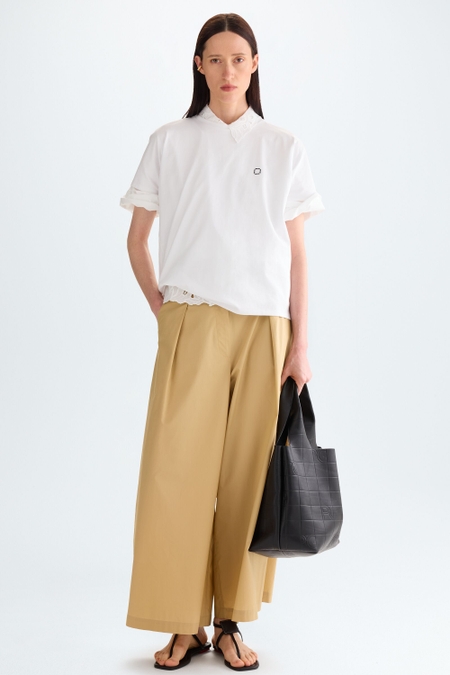 ASYMMETRIC HEM JERSEY OVERSIZE T-SHIRT