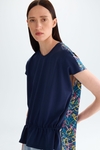 Jersey Untyped print twill straight-fit t-shirt