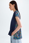 Jersey Untyped print twill straight-fit t-shirt