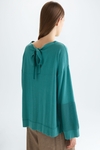 Cotton silk oversize sweater