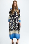 Calas print A-line dress