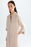 Linen oversize shirt dress