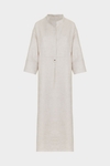 Linen oversize shirt dress