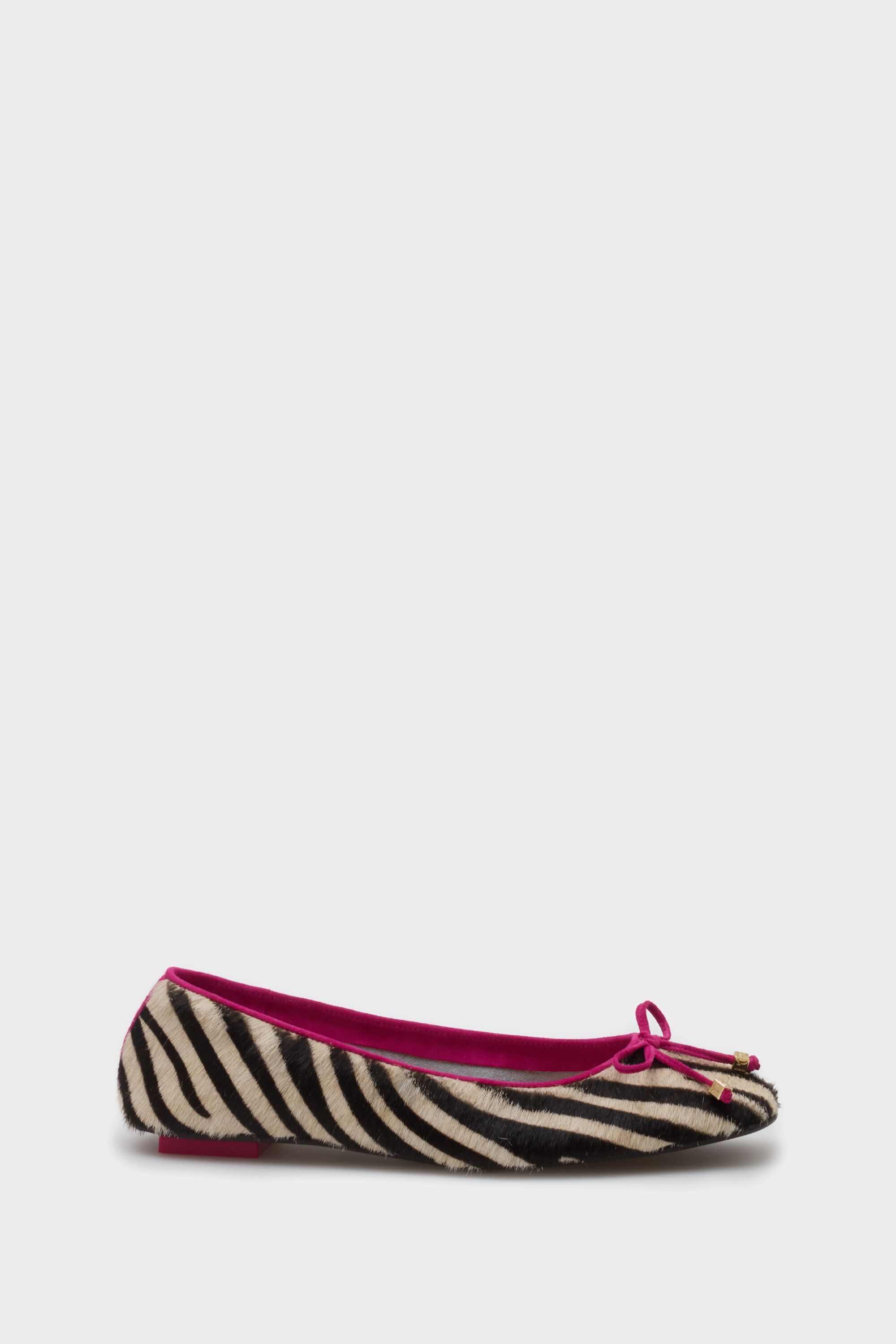 Cubo PG calf-hair ballet flats