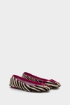 Cubo PG calf-hair ballet flats