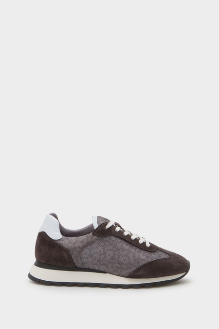 GUTENBERG MESH AND SUEDE SNEAKERS