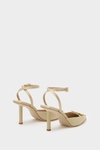 Rectangles satin 80 slingback pumps